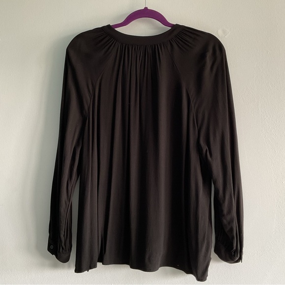 Old Navy Button-up Peasant Top - Picture 2 of 10